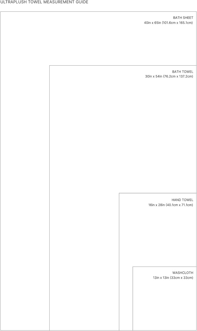Italic Ultraplush Luxe 6 Piece Towel Set – 2 Bath Sheets, 2 Hand Towels, 2 Washcloths – 800GSM Soft, Highly Absorbent & Quick Drying, Resort Grade 100% Australian Cotton Towels (Light Gray)