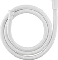 Shower Hose PVC,Explosion Proof Anti Winding Showerhead Hoses Extra Long,Used In Showerheads Spray Bidet Bathing Toilet Cleaning Pet Flexible Rv Shower Hose Replacement (White, 48 In)