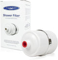 Crystal Quest Shower Filter without Shower Head - White - Advanced Multi Stage Filtration for Cleaner Water - Removes Chlorine, Heavy Metals - Promotes Healthier Skin, Softer Hair - Long-Lasting