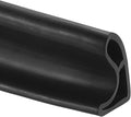 uxcell Shower Water Barrier, 67" TPE Splash Guard Shower Water Stopper Retention System for Bathtub Sink Washing Machine Dry and Wet Separation, 1.18"W x 1.77"H, Black