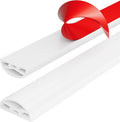 78Inch New Shower Threshold Water Dam Barrier,Collapsible Self-Adhesive Silicone Shower Water Guard for Bathroom Bathtub and Kitchen,Shower Water Blocker Suitable for Wheelchair Access(White)