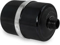 Crystal Quest Shower Filter without Shower Head - Black - Advanced Multi Stage Filtration for Cleaner Water - Removes Chlorine, Heavy Metals - Promotes Healthier Skin, Softer Hair - Long-Lasting