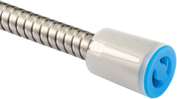 60-inch Extra Long Brushed Nickel Shower Hose Replacement, 304 Stainless Steel Made Long Hand Held Shower Hose With Brass Fitting (60-inch, Brushed Nickel Finish)
