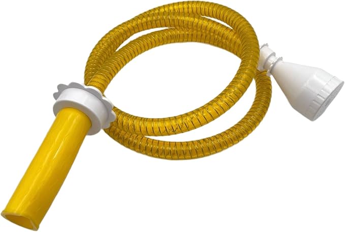 Compact ABS Shower Hose, Quick Connect Design with Control, Bathroom & Pet Cleaning Applications, Tool-Free Installation Shower Hose