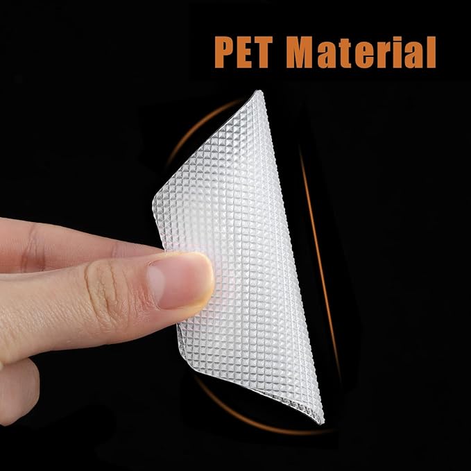 Bathtub Stickers Non-Slip, 36 PCS Hexagon Safety Shower Treads Adhesive Appliques with Premium Scraper