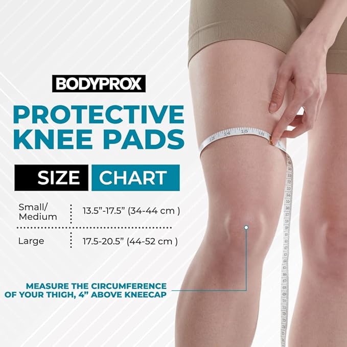 Bodyprox Protective Knee Pads, Thick Sponge Anti-slip, Collision Avoidance Knee Sleeve