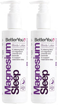 BetterYou Magnesium Sleep Body Lotion - Relaxing Body Lotion - Magnesium Body Cream with Lavender and Chamomile Blend - Sore Muscle Relief - 6.08 oz (Pack of 2)