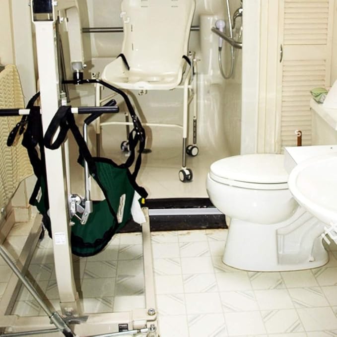 Duzzy 118 Inch Collapsible Shower Threshold Water Dam, Ideal for Wheelchair Accessible, Suitable for Accessibility ADA Handicap Showers