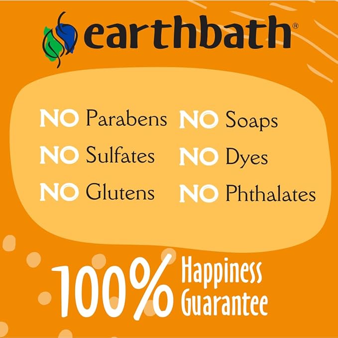 earthbath, Hypoallergenic Dog Shampoo - Fragrance Free Dog Shampoo for Allergies and Itching, Made in USA, Cruelty Free Dog Wash, Gentle Puppy Shampoo, Soothing Cat Shampoo - 16 Oz (1 Pack)