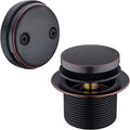 BESTILL Tip-Toe Bathtub Drain Bath Tub Trim Set Conversion Kit, Two Hole Style, Oil Rubbed Bronze