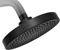 Shower Head High Pressure Rain Premium Quality Luxury Design Anti-Clogging Silicone Nozzles Adjustable Replacement for Bathroom Shower Heads (6 inch Round) (Matte Black)