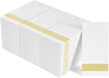 LITOPAK 300 Pack Disposable Guest Towels, Disposable Hand Towels for Bathroom, Paper Dinner Napkins for the Kitchen, Soft, Party Napkins, and Wedding Napkins(Gold)