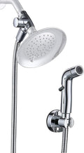 G-Promise Dog Shower Sprayer Attachment for Fast and Clean Pet Showering, Multifunctional Shower, Metal Diverter, 78 Inch Extra Long Hose, No Drill Hook, Dog Washing-Bathingroom (Chrome)