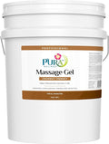Coconut Therapy 5 Gallon Massage Gel, Deep Tissue Infused Formula for Physical Recovery, Wellness Emollient for Bodywork, Unscented Glide for Softness, Skin Hydrating, Moisturizing