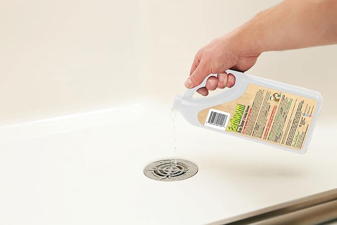Earthworm Drain Cleaner - Drain Deodorizer - Natural and Safer for Families - Six (6) 32 oz Bottles