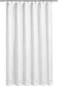 Barossa Design Extra Long Shower Curtain Liner with 6 Magnets - 72" x 84" XL White Waterproof PEVA Shower Liner for Bathroom, PVC Free, Metal Grommets - White, 72x84