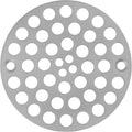 4inch Screw-in Drain Cover, Brushed Nickel Shower Drain Cover -Stainless Steel -Shower Drain Strainer -Brushed Nickel Shower Drain -Round Floor Drain Cover -Screws Included