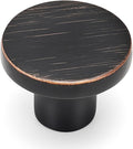 Ravinte 25 Pack Cabinet Knobs Oil Rubbed Bronze Kitchen Cabinet Knobs Round Dresser Drawer Pulls Closet Door Pulls 1-1/5 Inch