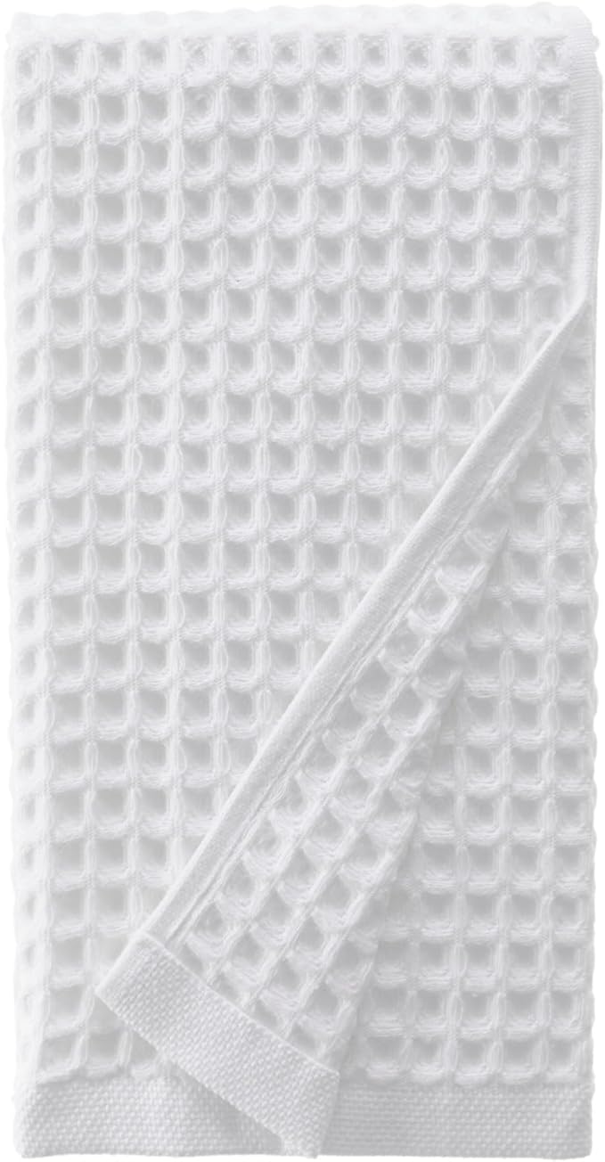 sea me at home Waffle Hand Towel – 100% Turkish Cotton, Quick-Dry, Soft and Absorbent Bathroom Towel