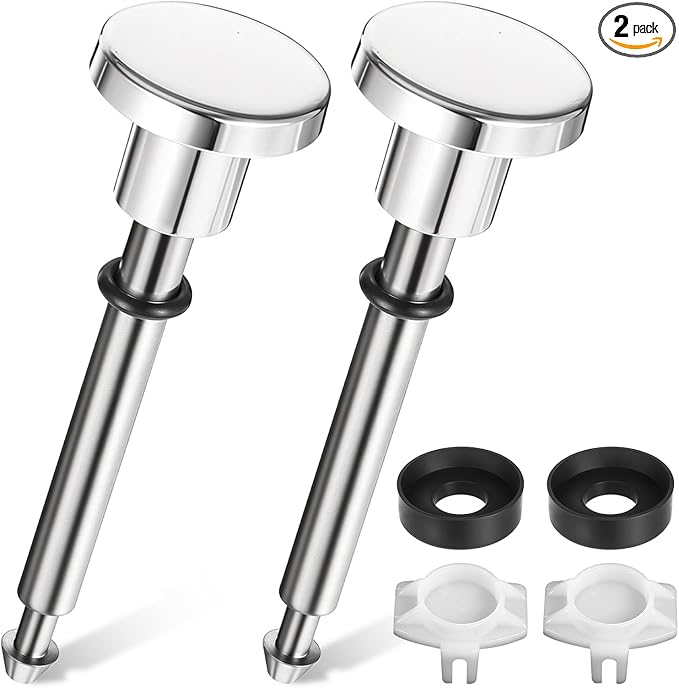 2 Set Tub Spout Diverter Repair Kit with Diverter Valve Stems Cup Seals Gates, Bathroom Shower Diverters, Tub Spout with Diverters Bathtub Leaky Faucet Repair Replacement Parts
