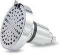 SEVENTY 4-Setting Filtered Shower Head with Shower Filter in Chrome – Helps Reduce Chlorine and Impurities for Healthier Hair, Skin and Scalp, Easy to Install (Model 12155)