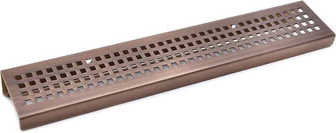 SereneDrains Stainless Steel Oil Rubbed Bronze Shower Shelf for Inside Shower Drill In Wall Mount Small Bathroom Shelf Decor Organizer Rack Caddy Floating (Oil Rubbed Bronze, 16 Inch)