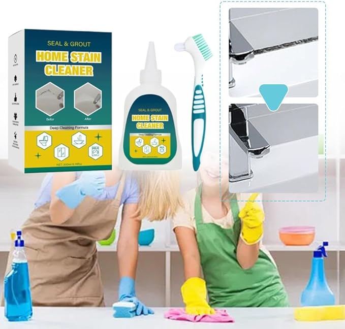 Deep Cleanings Gel for Tile Gaps – Remover Moldss Stains From Front Loader Washing Machine Seals, Fridge Rubber, Shower, Walls – Bathroom & Kitchen Cleaners for Home, Laundry, Grout, 200ml