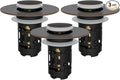 Hibbent 3 Pack Upgraded 3 in 1 Bathroom Sink Drain Strainer, Universal Pop Up Stopper with Removable Stainless Steel Filter Basket Hair Catcher, Sink Plug for 1.1''~2.36'' Basin, Oil-Rubbed Bronze