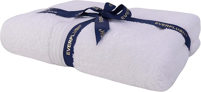 Everplush Youth Style Bath Towel 1-Piece Set - Cotton & Microfiber Blend, Super Absorbent, Ultra Soft, Fluffy, Skin-Close Cotton Fibers, Long Lasting, Daily Use