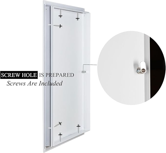 Access Door 24x24 Drywall Access Panel 2Pack Thickened 1mm for Drywall, Attic Door, Ceiling with Key (24X24 inch, Traditional, 2, AD24241MM-2)