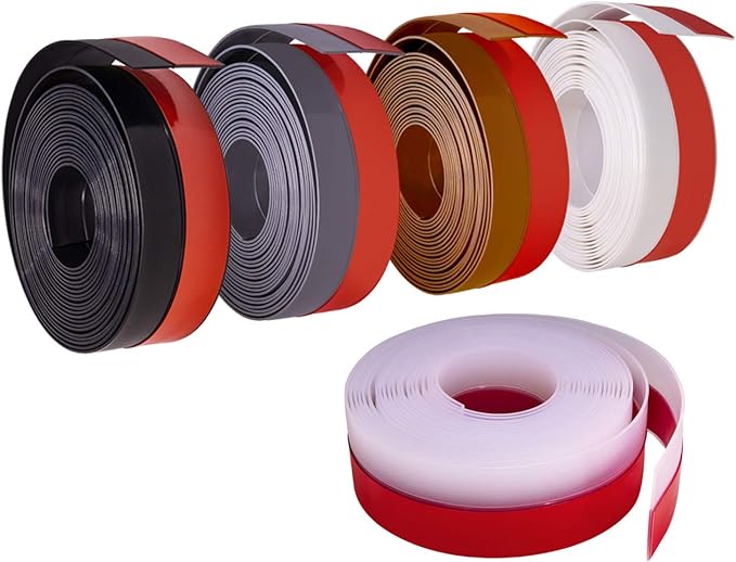 TORRAMI Silicone Door Sweep Draft Stopper 2 inch Width 20 Feet Length,Seal Insulation for Door Under Bottom, Gap, Side, Glass Shower Door, Sliding Door,Transparent