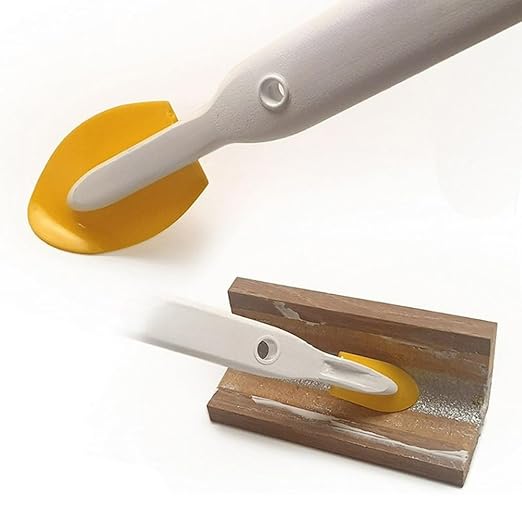 Caulk Caulking Silicone Sealant Finishing Tool (4-Size)- Ideal for DIY, Waterproofing, Grouting. Durable Urethane Rubber Design, Scratch Prevention (Two-Way (L) 3P)