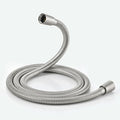 71-Inch Nickel Metal Shower Hose with Dual Cone Anti-Tangle Nuts: 304 Stainless Steels Design, Universal G1/2 Connector for Outdoor/Indoor Use -Suit for Home Gardening, Washing, Showering