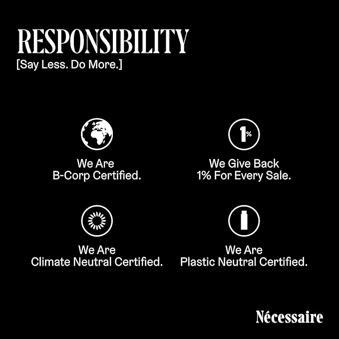 Nécessaire The Body Lotion Fragrance-Free — Unscented Multi-Peptide Body Moisturizer for Women + Men – Non-Comedogenic Lotion for Sensitive Skin – 450ml/15.2 fl oz