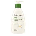 Aveeno Daily Moisturizing Body Lotion with Soothing Prebiotic Oat, Gentle Lotion Nourishes Dry Skin With Moisture, Paraben-, Dye- & Fragrance-Free, Non-Greasy & Non-Comedogenic, 12 fl. Oz