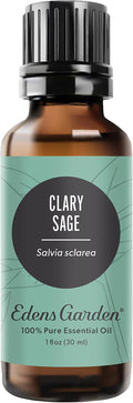 Edens Garden Clary Sage Essential Oil- 100% Pure Premium Grade, Undiluted, Natural, Therapeutic, Aromatherapy, The Best for Diffuser, Skin, Humidifiers, Kid Safe 30 ml (1 fl oz)