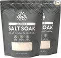 Pacha Soap Co. Muscle Salt Bath Soak - Epsom Salt with Arnica, Calendula, and Peppermint, Handcrafted Bath Salts Made in The USA for Muscle Relief, Recovery & Relaxation, 2-Pack (64 oz. Total)