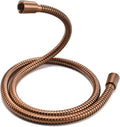 Shower Hose Replacement For Cleaning 304 Stainless Steel Shower Head Hoses 59 Inches High Pressure Bidet Hose Flexible Rose Gold Extension Showerhead Hoses Extra Long (Rose Gold, 58 In)