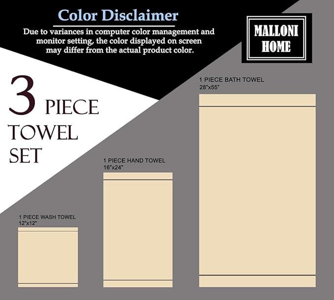 Ultra Soft 3 Pack Cotton Towel Set, Contains a Bath Towels 28x55 inch, a Hand Towels 16x24 inch & a Wash Coths 12x12 inch, Ideal Everyday use, Compact & Lightweight - Pink, Medium