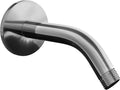 SparkPod 6 Inch Shower Arm with Flange - Solid Stainless Steel Shower Head Extension Arm, Wall-Mounted for Fixed & Handheld Showerheads - Teflon Tape Included (Standard 6", Luxury Polished Chrome)