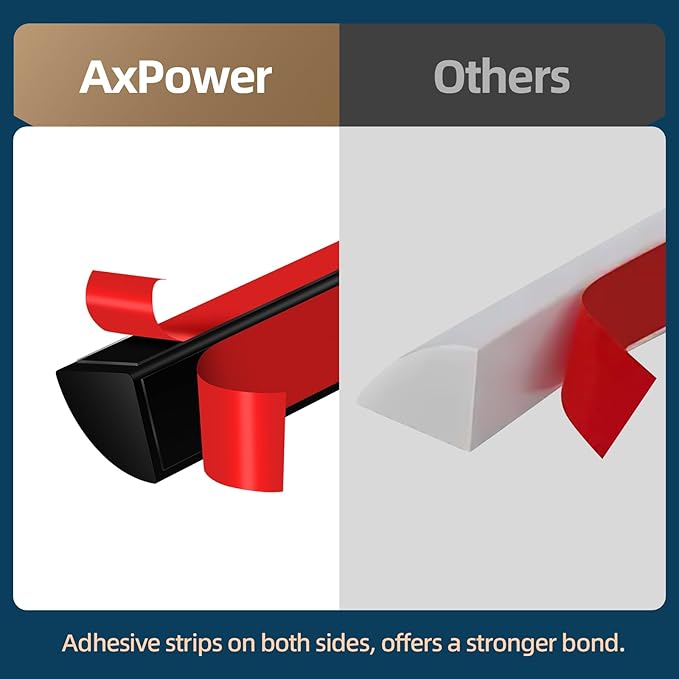 236Inch Flexible Quarter Round Molding Trim, Black Self Adhesive Wall Trim Mini Peel and Stick Rubber Trim Molding for Floor, Bathroom, Kitchen, Countertop, 236" L x 0.5" W x 0.5" H
