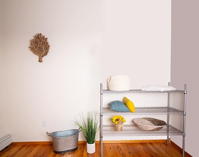 Omega 18" Deep x 24" Wide x 36" High 3 Tier Gray Starter Shelving Unit