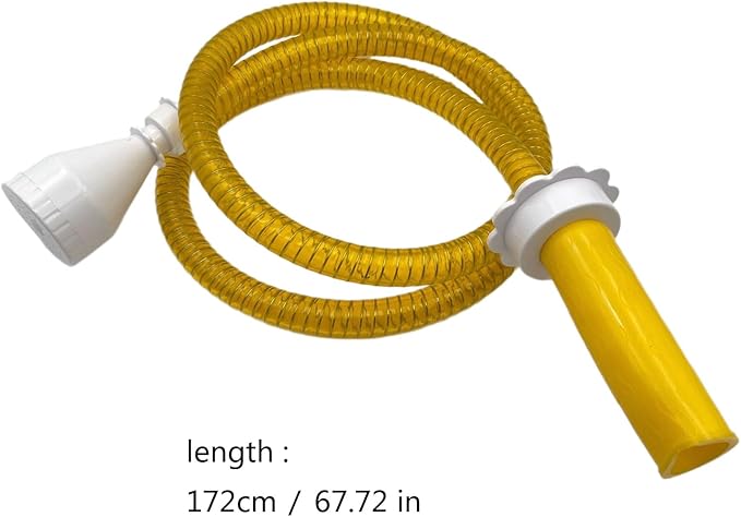 Compact ABS Shower Hose, Quick Connect Design with Control, Bathroom & Pet Cleaning Applications, Tool-Free Installation Shower Hose