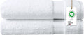 Delara 100% Organic Cotton Towels 650 GSM Plush Feather Touch Quick Dry Bath Sheet, Pack of 2 GOTS Certified, Oeko-Tex Green Certified, Organic Cotton Bath Sheet, 36"X70"