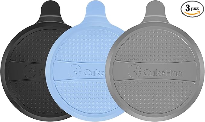 Silicone Drain Stopper for Shower & Tub,Shower,Sink,Bathtub,Floor Drain- Super Seal for Hair Clog Prevention,No More Leaks & Bad Smells - 5.9″x 7.3″,3 Pack (Patented Product)