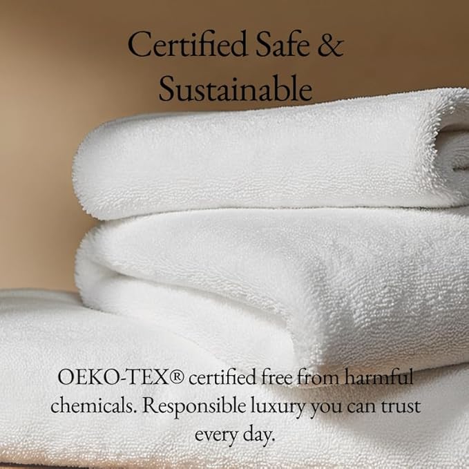 Italic Ultraplush 100% Australian Cotton Hand Towels - Set of 2 Luxury Hand Towels, Ultra Soft and Highly Absorbent 800GSM Towels for Bathroom,Shower, Hotel, and Spa (White)