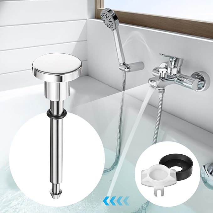 2 Set Tub Spout Diverter Repair Kit with Diverter Valve Stems Cup Seals Gates, Bathroom Shower Diverters, Tub Spout with Diverters Bathtub Leaky Faucet Repair Replacement Parts