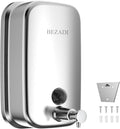 Stainless Steel Hand Soap Dispenser for Bathroom Kitchen 35fl oz/1000ml Wall Mount Liquid Soap Dispensers 8183