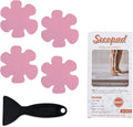 Bathtub Stickers Non-Slip, Safety Shower Treads Adhesive Appliques with Premium Scrape (Pink)