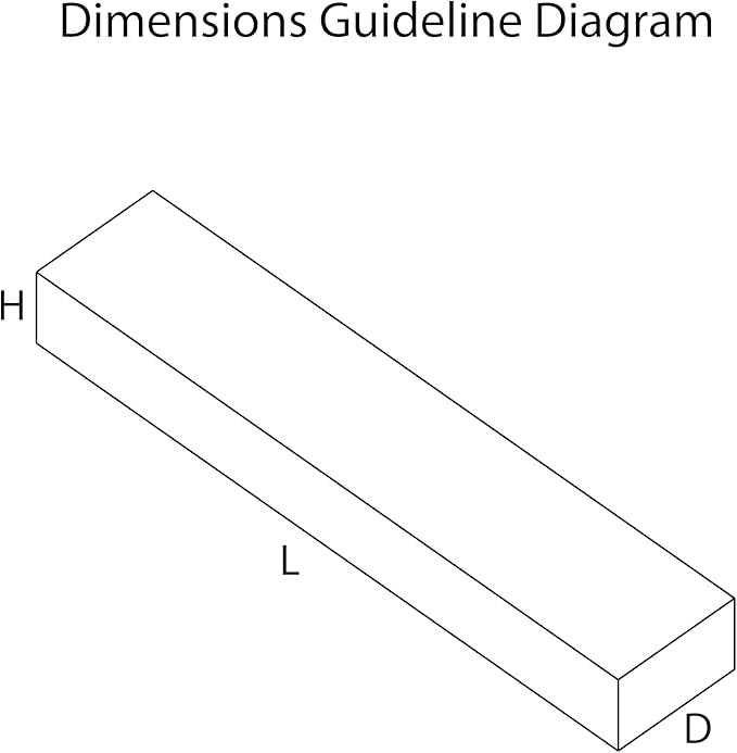 Urbandi Modern Floating Shelves 3 Inches Thick for Wall, Wide Shelves for Kitchen, Living Room, Bedroom, and Bathroom, Natural Pine Wood, Rustic Wooden Shelf, (Set of 2) (Jacobean, 36Lx3Hx8D)